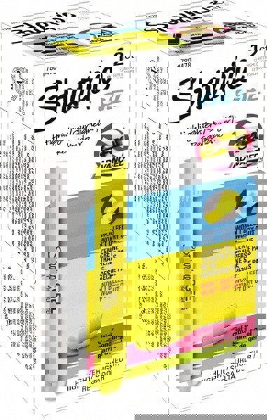 Gel Highlighters, Fluorescent Yellow Ink, Bullet Tip, Yellow Barrel